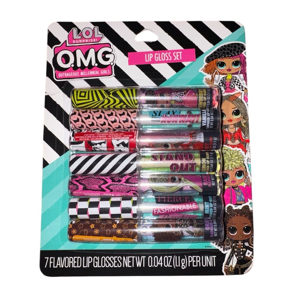 *LOL Surprise! O.M.G. Lip Gloss Set of 7 NWTs